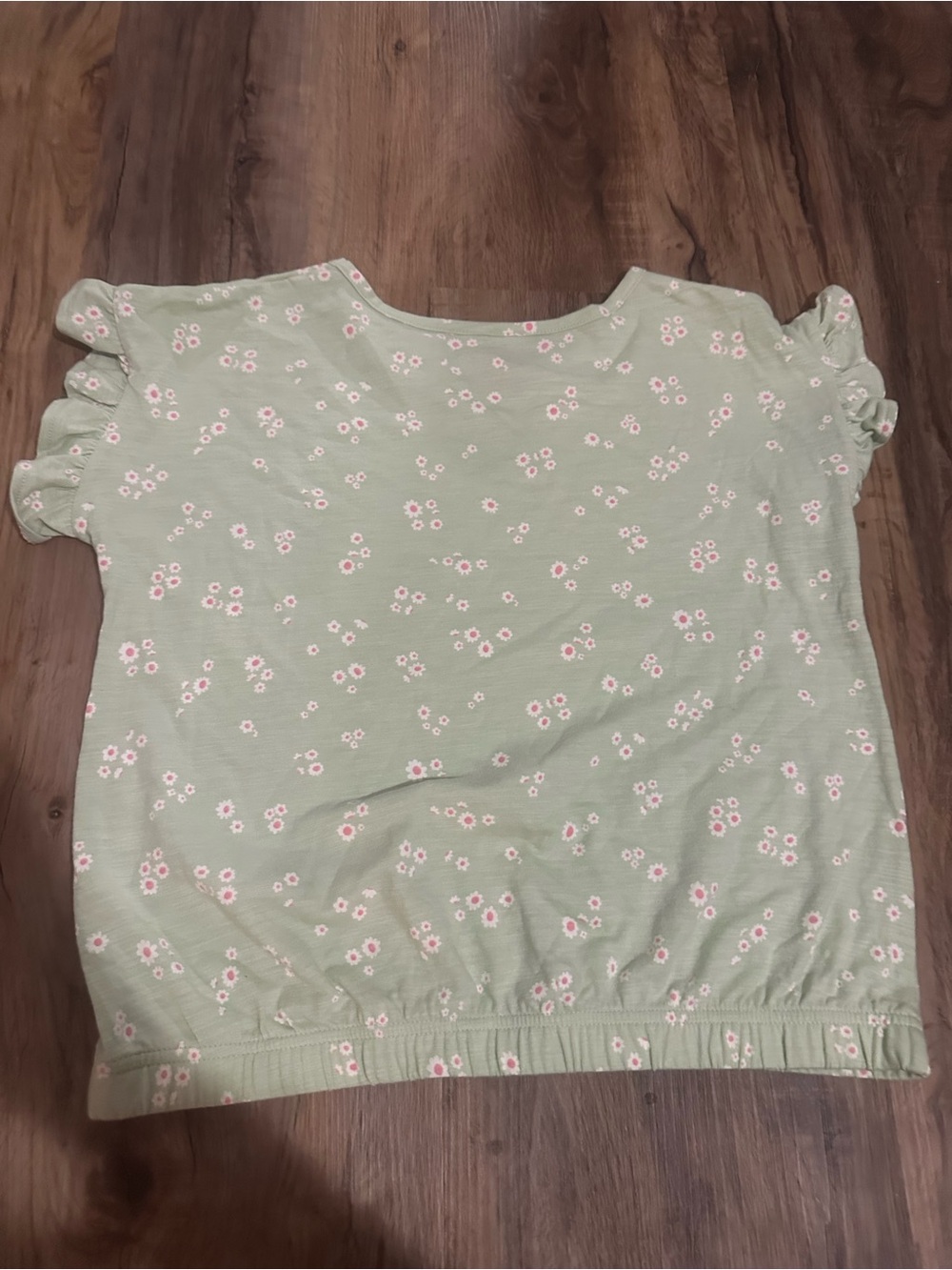 Kids Floral Ruffle two piece set